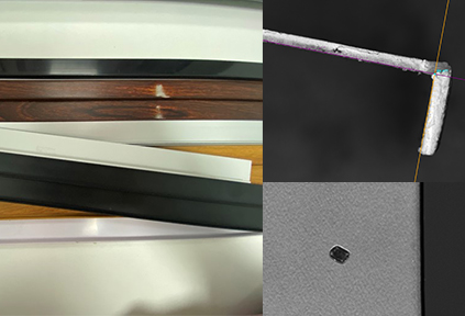 镜子边条/装饰框外观缺陷智能视觉检测解决方案